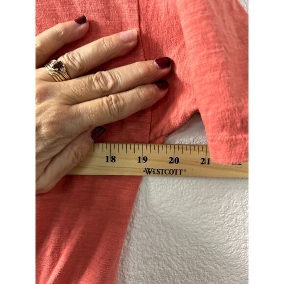 Old Navy Sugar Poppy Cinch Waist Short Sleeve Slub Knit T Shirt Dress Womens L - Picture 4 of 11